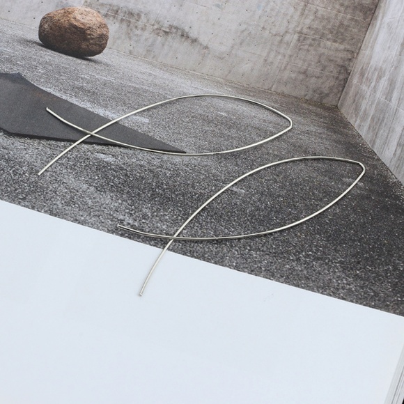 💕last one Minimalist Simple String Earrings - Picture 4 of 10